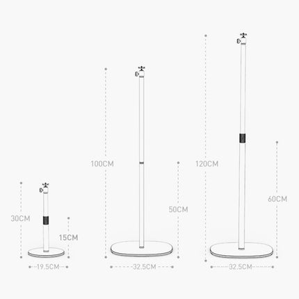 Xiaotian Desktop Metal Projection Machine Bracket Liftable Telescopic Holder, Style:, L22 Floor Standard Version