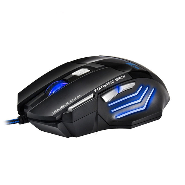 IMICE X7 2400 DPI 7-Key Wired Gaming Mouse with Colorful Breathing Light, Cable Length: 1.8m, Skin Black E-commerce Version, Sunset Yellow E-commerce Version, Skin Black Color Box Version, Sunset Yellow Color Box Version