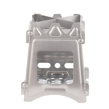 Stainless Steel Picnic Stove Wilderness Survival Foldable Stove, Foldable Stove