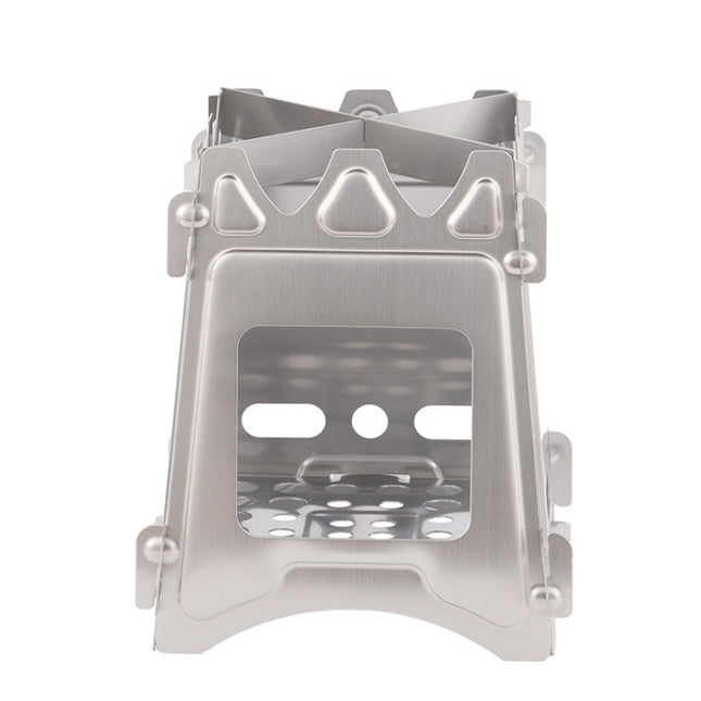 Stainless Steel Picnic Stove Wilderness Survival Foldable Stove, Foldable Stove