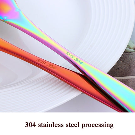 Household Kitchen Stainless Steel Seasoning Spoon 304 Thickened Tip Oil Spoon Mounting Spoon,Color: