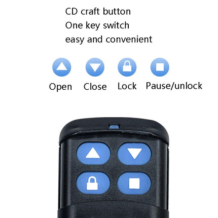 2 PCS Electric Roller Shutter Waterproof Copy Universal Remote Controller Garage Door Remote Control Key