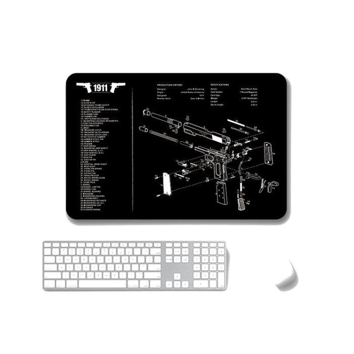 2 PCS Heat Transfer Non-Slip Single-Sided Office Gaming Mouse Pad, 4mm, 5mm