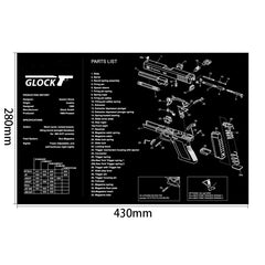 2 PCS Heat Transfer Non-Slip Single-Sided Office Gaming Mouse Pad, 4mm, 5mm