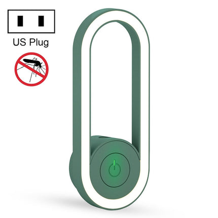 TS-06-13 Ultrasonic Mosquito Repellent Electronic Night Light Mosquito Repellent US Plug, Black, White, Green