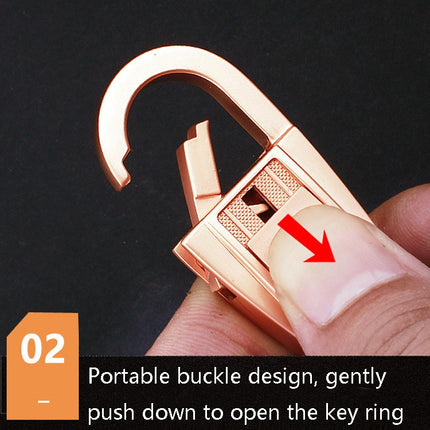 JOBON ZB-071 Men Waist Hang Keychain Simple Car Key Chain Pendant Keychain, ZB-071