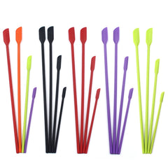 4 in 1 Silicone Mini-Pointed Scraper Lengthening Cosmetic Bottle Scraper Jam Spatula Set