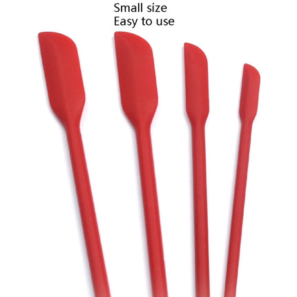 4 in 1 Silicone Mini-Pointed Scraper Lengthening Cosmetic Bottle Scraper Jam Spatula Set, 4 in 1 Red, 4 in 1 Black, 4 in 1 Colorful, 4 in 1 Purple, 4 in 1 Green