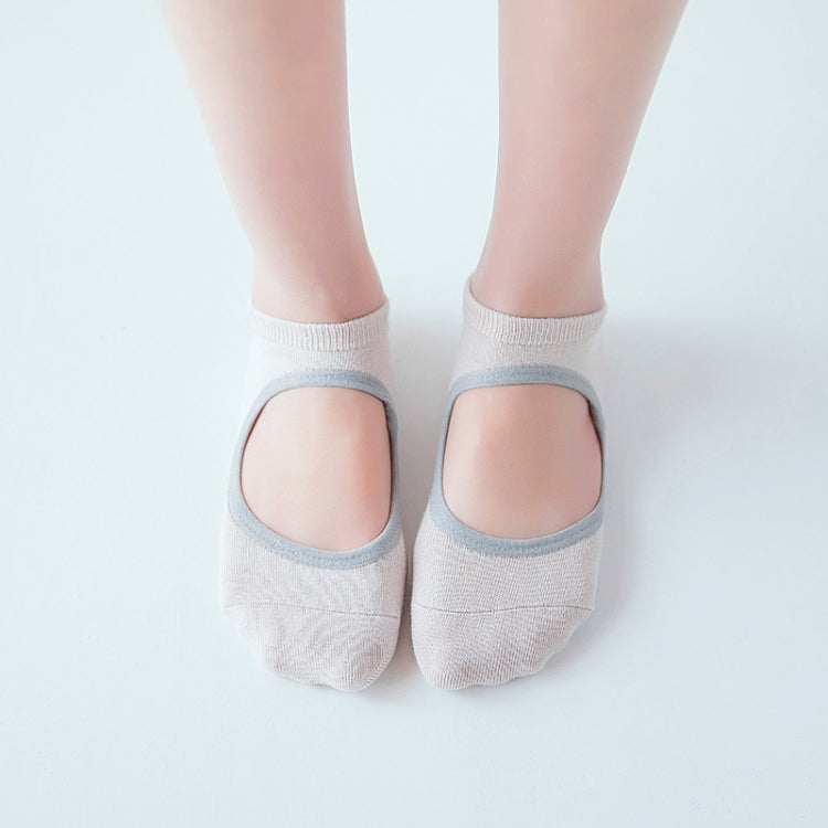 Backless Non-Slip Yoga Dance Socks Gym Indoor Floor Sports Socks, 35-42