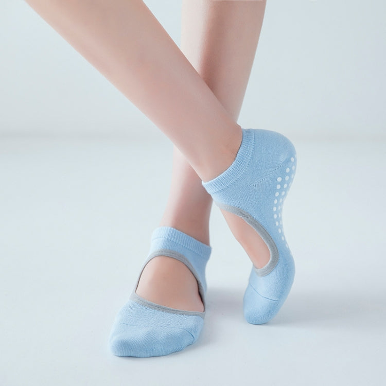 Backless Non-Slip Yoga Dance Socks Gym Indoor Floor Sports Socks, 35-42
