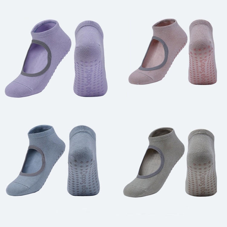 Backless Non-Slip Yoga Dance Socks Gym Indoor Floor Sports Socks, 35-42