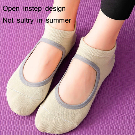Backless Non-Slip Yoga Dance Socks Gym Indoor Floor Sports Socks, 35-42