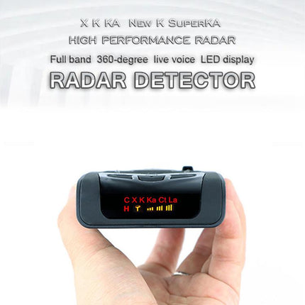 STR550 Laser Radar Speaker Car Mobile Speaker Auto Electronic Dog Support English / Russian