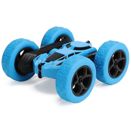 2.4G Remote Control Drift Roll Double-sided Stunt Car With Lights, Red, Blue
