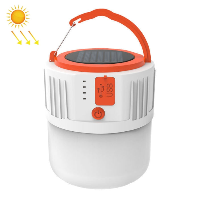 Solar LED Bulb Light Household Emergency Light Mobile Night Market Lamp, Style:, V65 8W  24 LED 2 Battery, V65 8W 24 LED 2 Battery + Power Output, V65 8W 24 LED 2 Battery + Remote Control, V66 8W 42 LED 3 Battery + Power Output                         ...