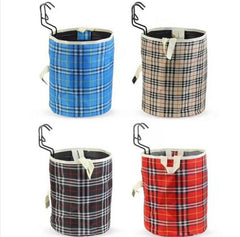 Bicycle Basket Cloth Hanging Basket Folding Bicycle Basket, Black Square, Beige Square, Blue Square, Red Square