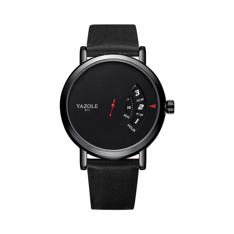 YAZOLE Turntable Men Quartz Watch, 509 Black Tray Black Belt, 509 Black Tray Brown Belt, 510 Black Tray Black Belt, 510 Black Tray Brown Belt, 511 Black Tray Black Belt, 511 Black Tray Brown Belt, 518 Black Tray Black Belt, 518 Black Tray Brown Belt���...