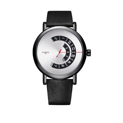 YAZOLE Turntable Men Quartz Watch, 509 Black Tray Black Belt, 509 Black Tray Brown Belt, 510 Black Tray Black Belt, 510 Black Tray Brown Belt, 511 Black Tray Black Belt, 511 Black Tray Brown Belt, 518 Black Tray Black Belt, 518 Black Tray Brown Belt   ...