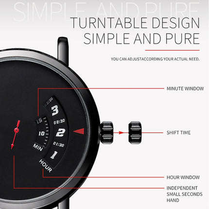 YAZOLE Turntable Men Quartz Watch, 509 Black Tray Black Belt, 509 Black Tray Brown Belt, 510 Black Tray Black Belt, 510 Black Tray Brown Belt, 511 Black Tray Black Belt, 511 Black Tray Brown Belt, 518 Black Tray Black Belt, 518 Black Tray Brown Belt   ...