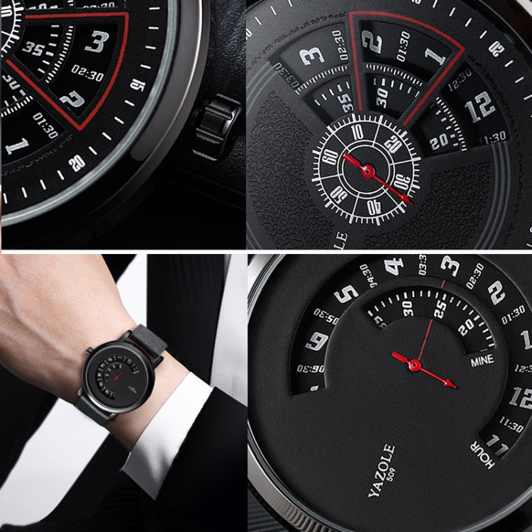YAZOLE Turntable Men Quartz Watch, 509 Black Tray Black Belt, 509 Black Tray Brown Belt, 510 Black Tray Black Belt, 510 Black Tray Brown Belt, 511 Black Tray Black Belt, 511 Black Tray Brown Belt, 518 Black Tray Black Belt, 518 Black Tray Brown Belt���...