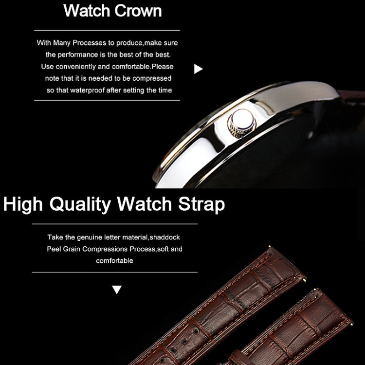 YAZOLE 308 Luminous Quartz Watch Men Watch, White Tray Brown Belt, White Tray Black Belt, Black Tray Black Belt, Black Tray Brown Belt, White Tray Silver Steel Strip, Black Tray Silver Steel Strip, Black Shell Black Tray Black Belt���������������������...