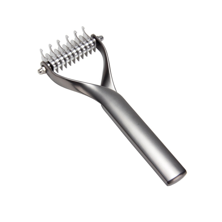 Pet Comb Zinc Alloy Double-Sided Cat Dog Cleaning Beauty Hair Removal Comb