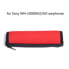 2 PCS Headset Comfortable Sponge Cover For Sony WH-1000xm2/xm3/xm4, (1000X / 1000XM2)Black Protein With Card Buckle, (1000X / 1000XM2)Beige Protein With Card Buckle, (1000X / 1000XM2)Champagne Gold Protein With Card Buckle, (1000X / 1000XM2)Black Lambskin