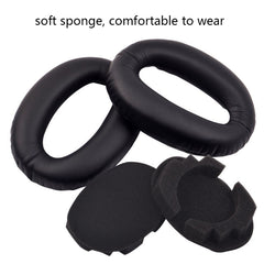 2 PCS Headset Comfortable Sponge Cover For Sony WH-1000xm2/xm3/xm4, (1000X / 1000XM2)Black Protein With Card Buckle, (1000X / 1000XM2)Beige Protein With Card Buckle, (1000X / 1000XM2)Champagne Gold Protein With Card Buckle, (1000X / 1000XM2)Black Lambskin