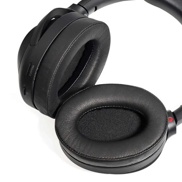 2 PCS Headset Comfortable Sponge Cover For Sony WH-1000xm2/xm3/xm4, (1000X / 1000XM2)Black Protein With Card Buckle, (1000X / 1000XM2)Beige Protein With Card Buckle, (1000X / 1000XM2)Black Lambskin, (1000X / 1000XM2)Champagne Gold Lambskin�������������...