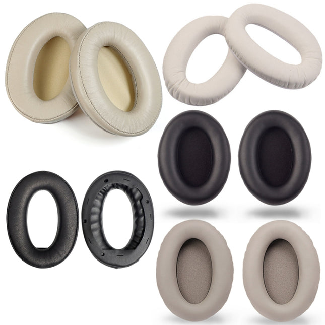 2 PCS Headset Comfortable Sponge Cover For Sony WH-1000xm2/xm3/xm4, (1000X / 1000XM2)Beige Protein With Card Buckle, (1000X / 1000XM2)Black Lambskin, (1000X / 1000XM2)Champagne Gold Lambskin, (1000XM3)Black Protein With Card Buckle                     ...