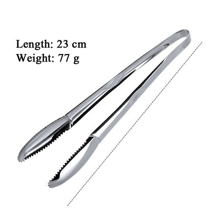 304 Stainless Steel Food Clip,Style:, Ice Clip (Gold), Ice Clip (Black)