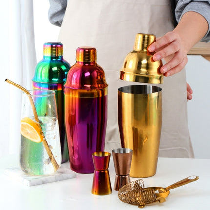 Stainless Steel Shaker Cocktail Shaker Set Hand Shaker Cup Fancy Shaker, True Color Set, Gold Set, Rose Gold Set, Magic Colorful Set, Magic Red Set, True Color Shaker, Golden Shaker, Rose Gold Shaker, Magic Colorful Shaker, Magic Red Shaker