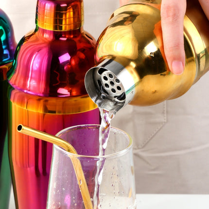 Stainless Steel Shaker Cocktail Shaker Set Hand Shaker Cup Fancy Shaker, True Color Set, Gold Set, Rose Gold Set, Magic Colorful Set, Magic Red Set, True Color Shaker, Golden Shaker, Rose Gold Shaker, Magic Colorful Shaker, Magic Red Shaker