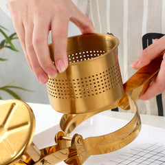Stainless Steel Manual Juicer Detachable Juicer Commercial Large Capacity Fruit Juicer, Golden, Rose Gold, Magic Colorful, Magic Red
