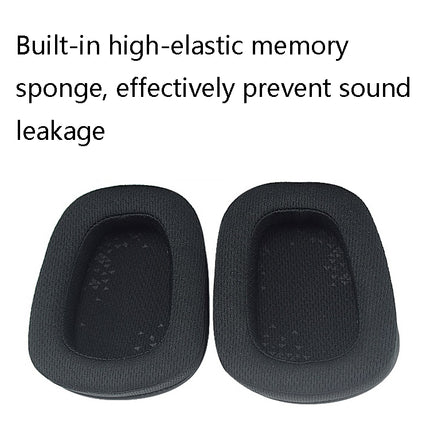 2 PCS D0005 Headphone Sponge Cover Headphone Earmuffs Head For Logitech G633 / G933 / G933S, Colour: Net Cloth, Net Cloth, Protein Skin