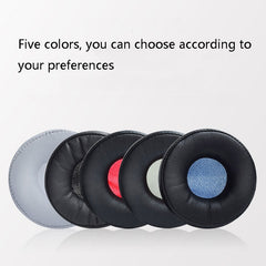 2 fundas de esponja para auriculares, funda de cuero para auriculares inalámbricos Jabra Revo, color: negro, negro, negro, negro, rojo, negro, azul, blanco, gris