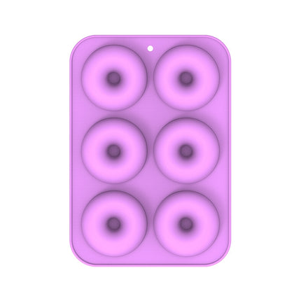 Oven Baking Tools Silicone Cake Donut Mold, 8 Even Brown, 6 Even Blue, 6 Even Purple, 6 Even Green, 6 Even Orange, 6 Even Yellow, 6 Even Red