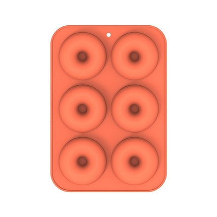 Oven Baking Tools Silicone Cake Donut Mold, 8 Even Brown, 6 Even Blue, 6 Even Purple, 6 Even Green, 6 Even Orange, 6 Even Yellow, 6 Even Red