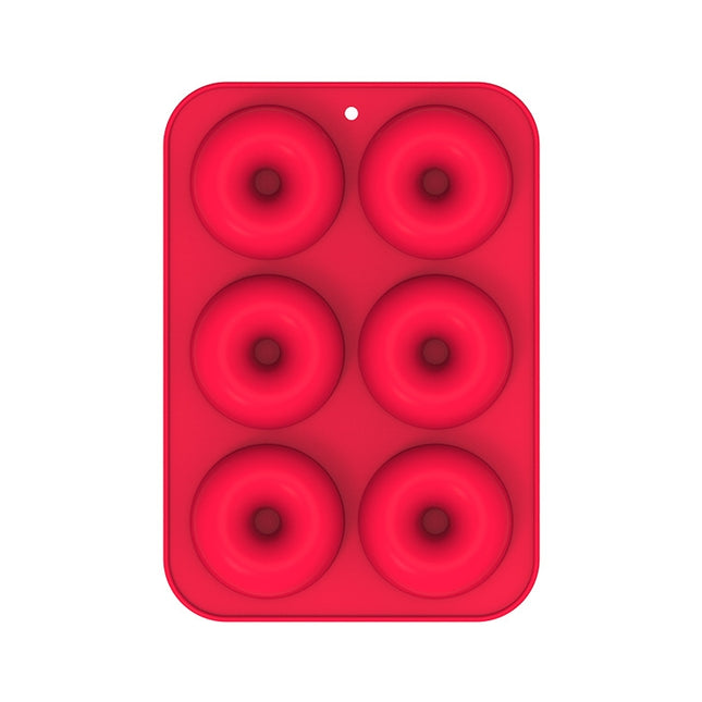 Oven Baking Tools Silicone Cake Donut Mold, 8 Even Brown, 6 Even Blue, 6 Even Purple, 6 Even Green, 6 Even Orange, 6 Even Yellow, 6 Even Red