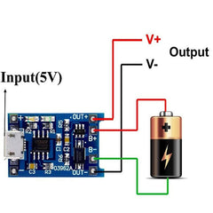 10 PCS HW-107 5V 1A Micro USB Battery Charging Board Charger Module, HW-107