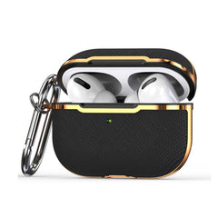 Plated Fabric Bluetooth Earphone Protective Cover + PC Protective Cover Case, For AirPods Pro, For AirPods 1 / 2