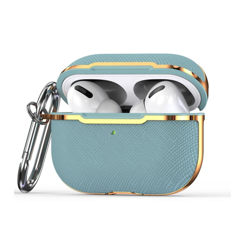 Plated Fabric Bluetooth Earphone Protective Cover + PC Protective Cover Case, For AirPods Pro