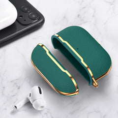 Plated Fabric Bluetooth Earphone Protective Cover + PC Protective Cover Case, For AirPods Pro, For AirPods 1 / 2