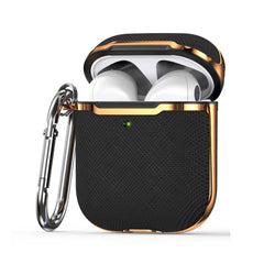 Plated Fabric Bluetooth Earphone Protective Cover + PC Protective Cover Case, For AirPods Pro, For AirPods 1 / 2