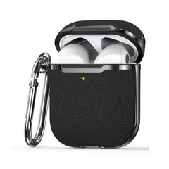 Plated Fabric Bluetooth Earphone Protective Cover + PC Protective Cover Case, For AirPods Pro, For AirPods 1 / 2