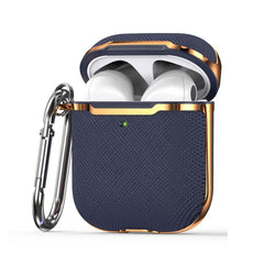 Plated Fabric Bluetooth Earphone Protective Cover + PC Protective Cover Case, For AirPods Pro, For AirPods 1 / 2