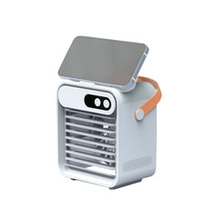 Mini aire acondicionado de refrigeración y humidificación USB, pequeño enfriador de aire doméstico, ventilador de escritorio refrigerado por agua