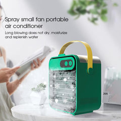 USB Mini Refrigeration And Humidification Air Conditioner Household Small Air Cooler Desktop Water-cooled Fan