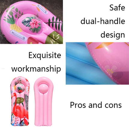 Cartoon Animal Pattern PVC Buoyancy Board Water Inflatable Children Surfboard, 117x54cm