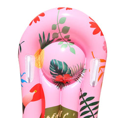 Cartoon Animal Pattern PVC Buoyancy Board Water Inflatable Children Surfboard, 117x54cm